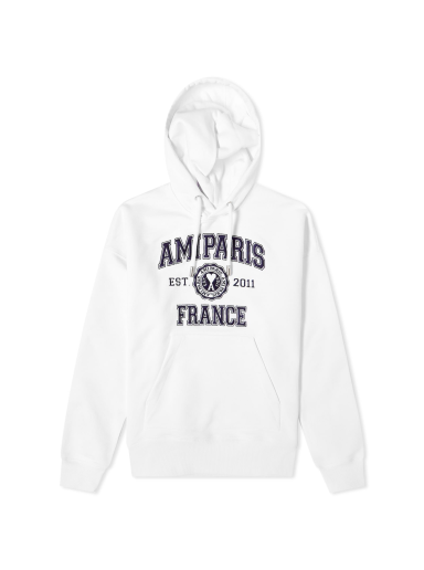 Dukserice AMI Paris Hoodie Bijela | USW208-747-100