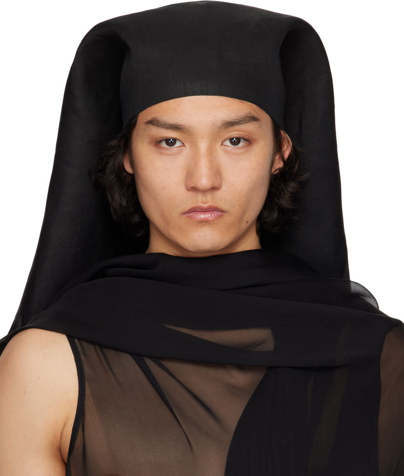Šešir Rick Owens Rick Owens Hollywood Wig Hat Crna | RR01E5457 TWL