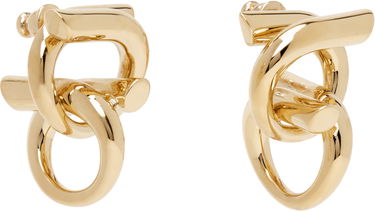 Naušnice FERRAGAMO Ferragamo Gancini Earrings Metalik | 780397, 1