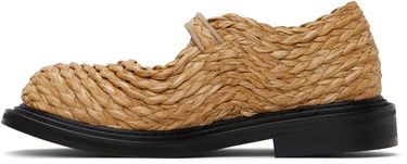 Njega cipela Moschino Moschino Olivia Raffia Mary Jane Loafers Bež | MA10624C1M MX0 10A, 2