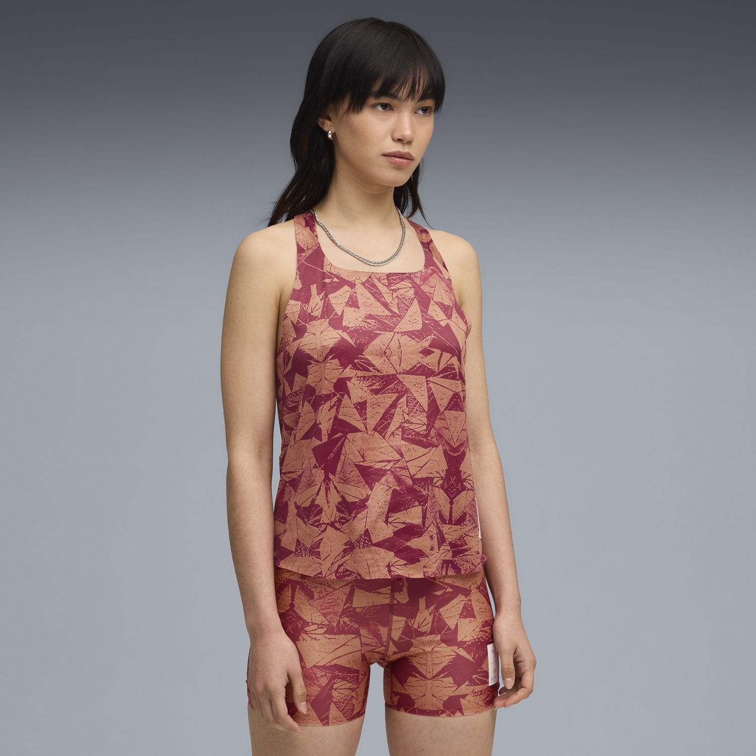 Majica bez rukava Puma PUMA x SAYSKY Geometric Print Sleeveless Tank Top Višebojno | 527610_90, 1