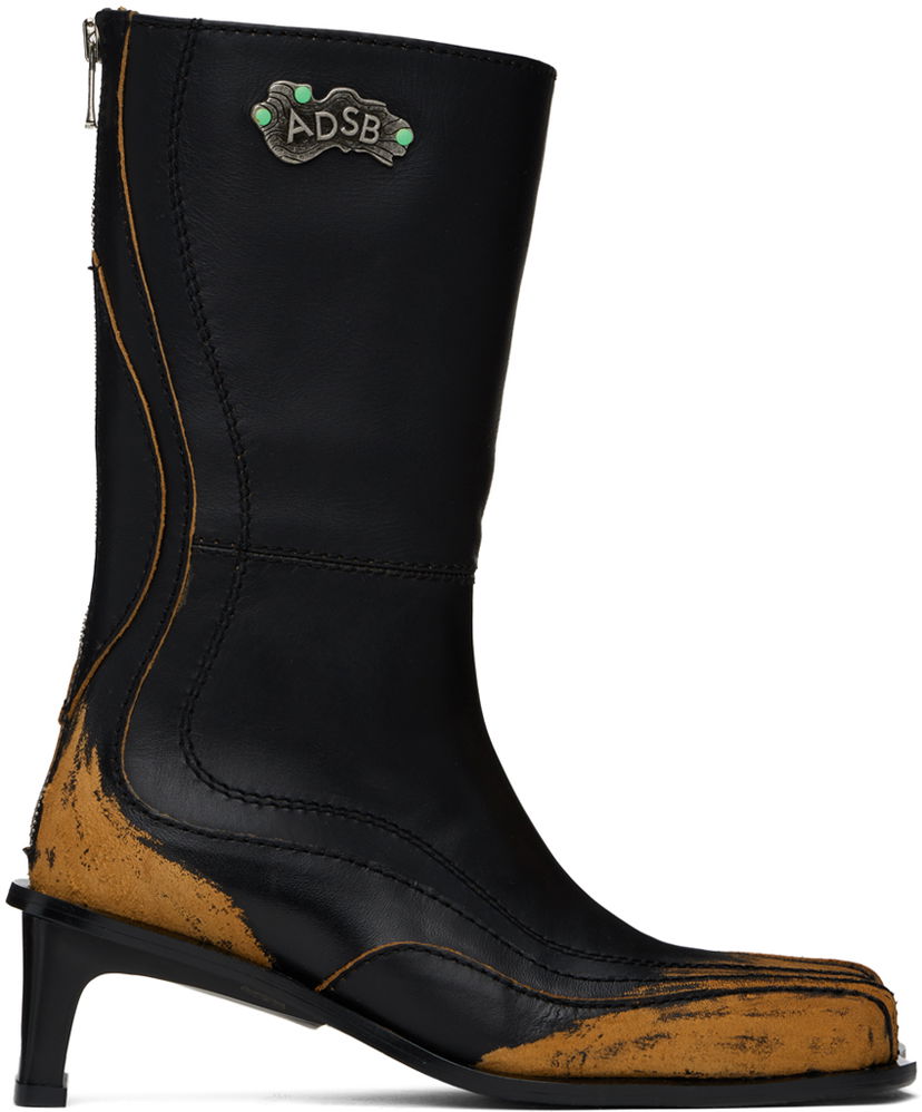 Tenisice i cipele Andersson Bell Everett Distressed Mid-Calf Boots Crna | aaa360w