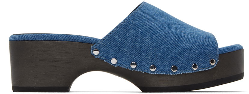 Odjeća rag & bone rag & bone Mara Denim Clogs Plava | WFF23PF015SA15