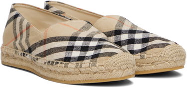Odjeća Burberry Burberry Check Mews Espadrilles Bež | 8109180, 3