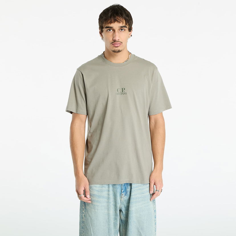 Majica kratkih rukava C.P. Company C.P. Company 30/1 Jersey British Sailor Short Sleeve Logo T-Shirt Zelena | 19CMTS106A006586W-356