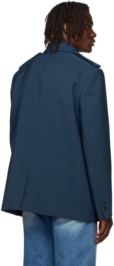 Jakna We11done We11done Regular Collar Jacket Tamnoplava | WD-JK1-22-084-M-NV, 2
