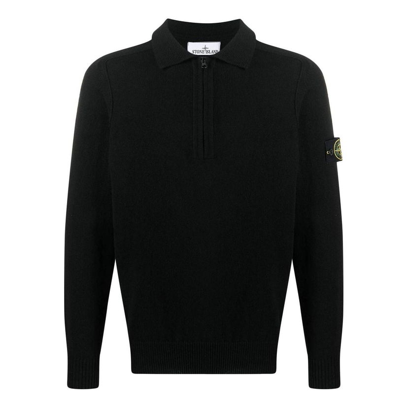 Džemper Stone Island Patch Detail Knitted Sweater Crna | 7815529D3-V0029