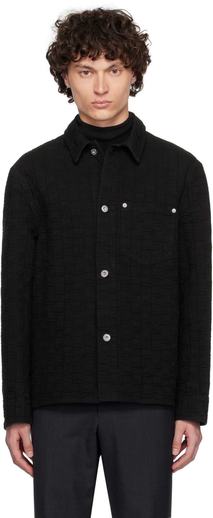 Košulja FERRAGAMO Ferragamo Monogram Shirt Crna | 782879