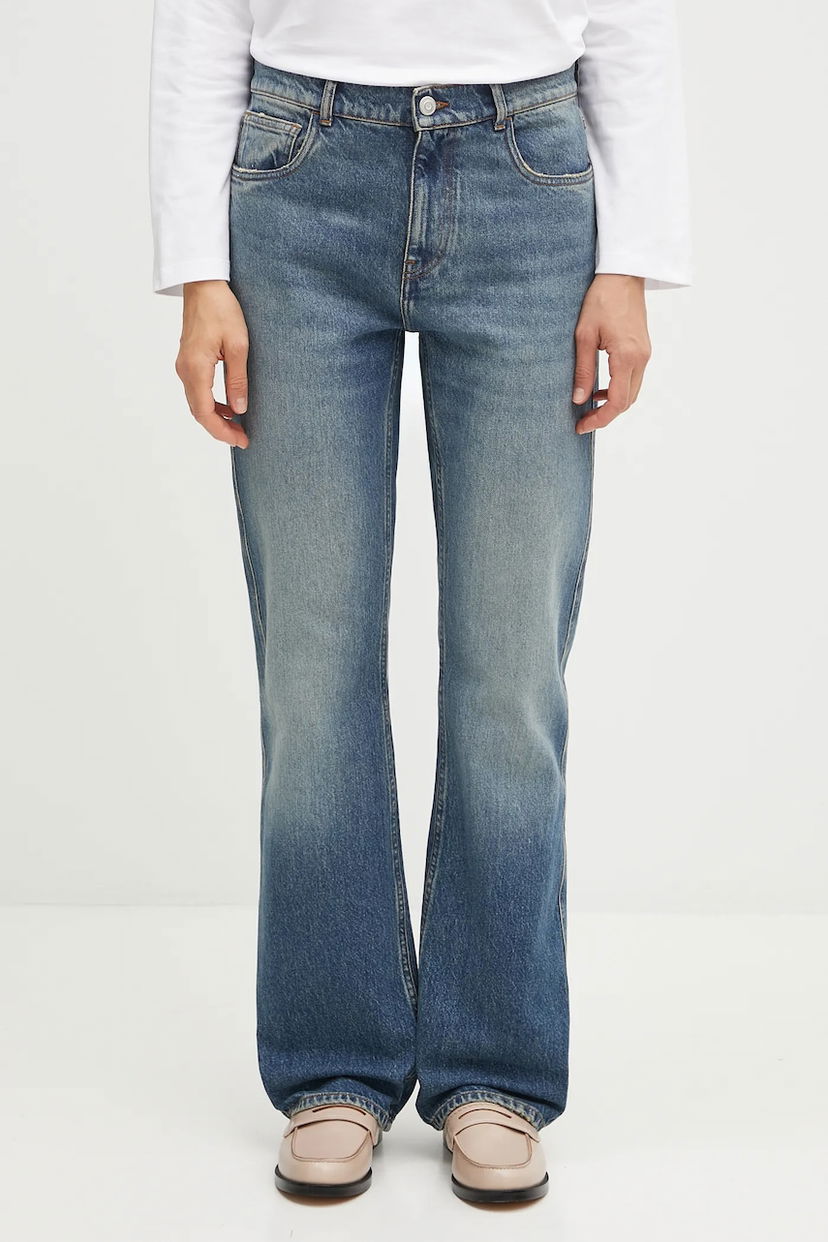 Jeans Coperni Coperni High Waist Boyfriend Jeans Plava | COPP163F2022