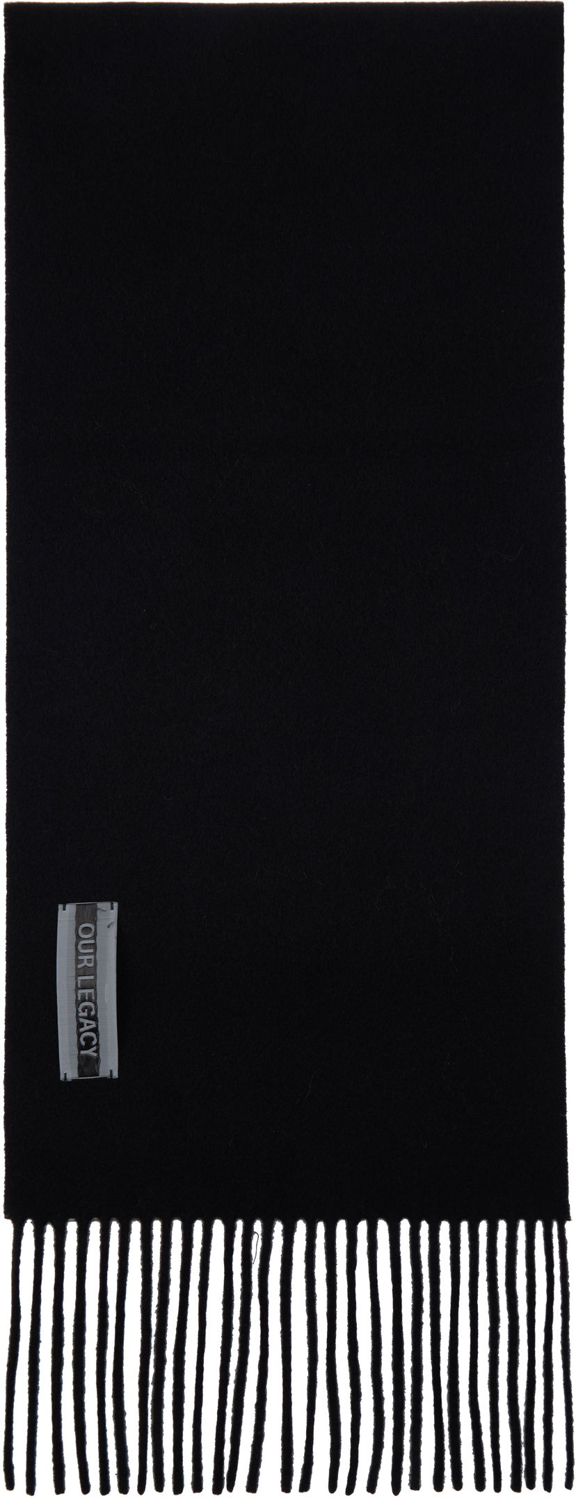 Šal OUR LEGACY Estate Scarf Crna | A4248EAB