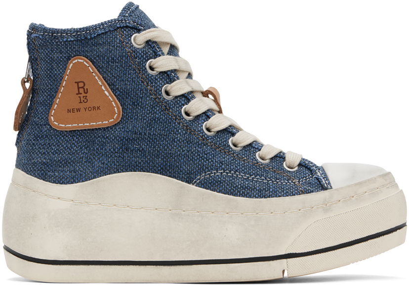 Odjeća R13 R13 Kurt High-Top Plava | R13S5029-S126A