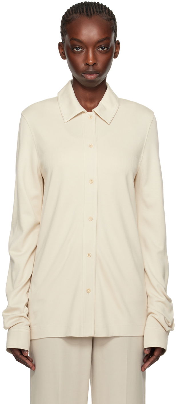 Košulja TOTEME TOTEME Button Shirt Bež | 242-WRT1723-FB0161