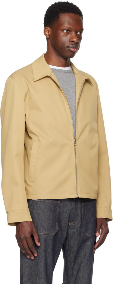 Jakna BOSS BECKHAM x BOSS Cotton Blend Zip-Up Jacket Bež | 50549075, 2