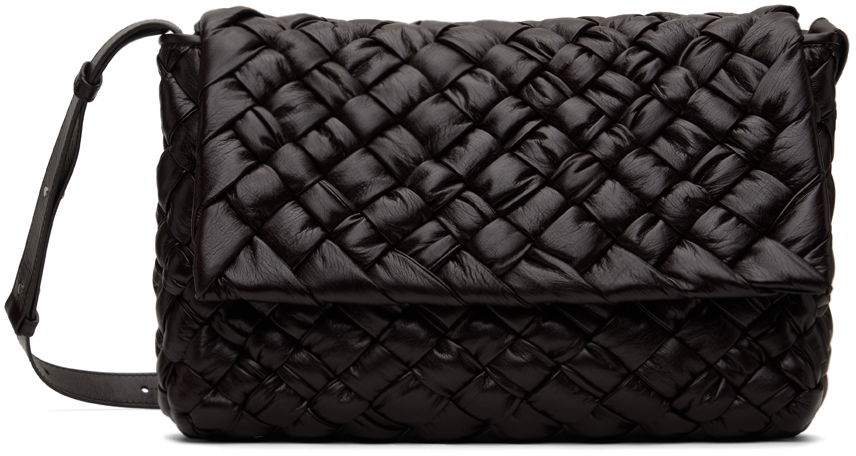 Torba za rame Bottega Veneta Bottega Veneta Rumple Messenger Bag Crna | 776519V2BJ1, 0