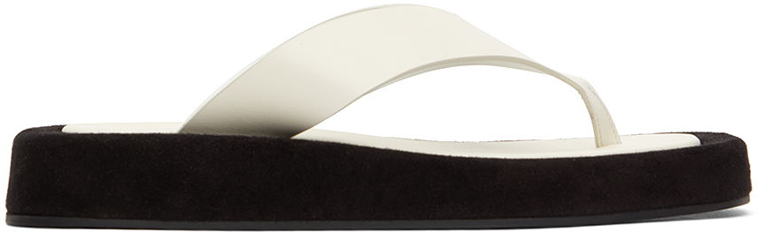 Haljina The Row The Row Ginza Platform Thong Sandals Crna | F1138-L6525, 0