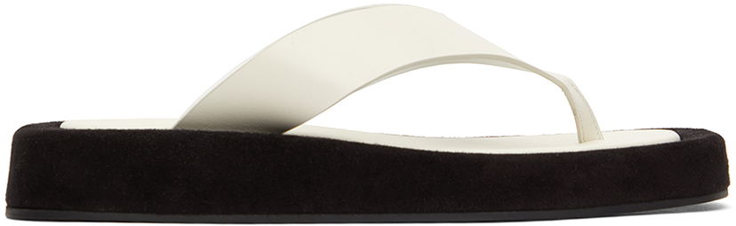 Haljina The Row The Row Ginza Platform Thong Sandals Bijela | F1138-L6525