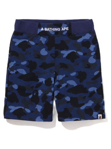 Kratke hlače BAPE Color Camo Sweat Shorts Tamnoplava | 1I80-153-001