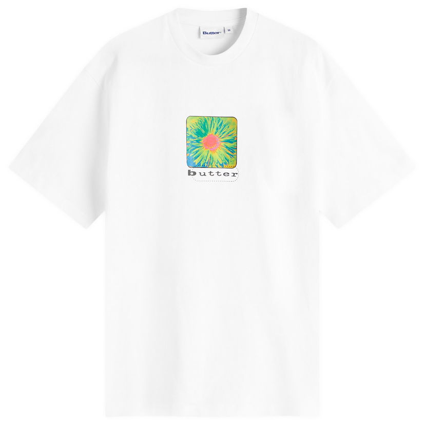 Majica kratkih rukava Butter Goods Goods Daisy T-Shirt Bijela | BG252115-WHT