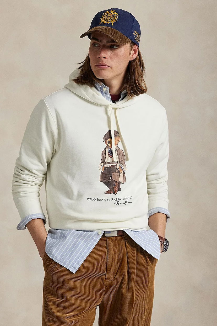 Dukserice Polo by Ralph Lauren Polo Ralph Lauren Bear Hoodie Bijela | 710980306