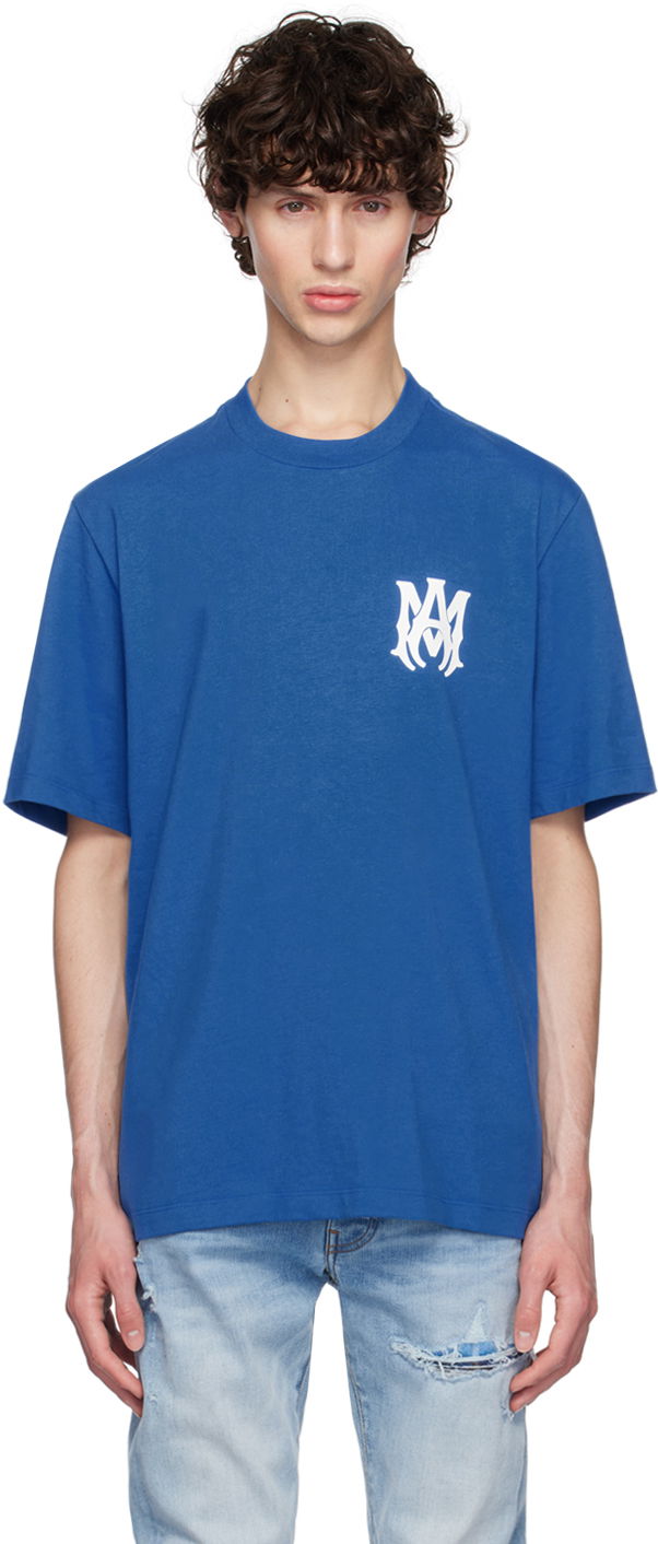Majica kratkih rukava AMIRI Blue MA Core Logo T-Shirt Plava | AMJYTE1074