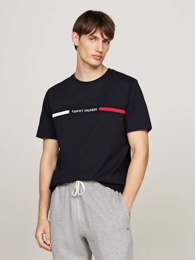 Majice i majice bez rukava Tommy Hilfiger S/S T-Shirt Plava | MW0MW36498DW5
