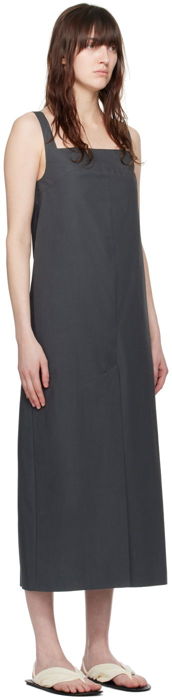 Haljina Loulou de Saison Loulou de Saison Makeen Midi Dress Siva | MAKEEN, 1