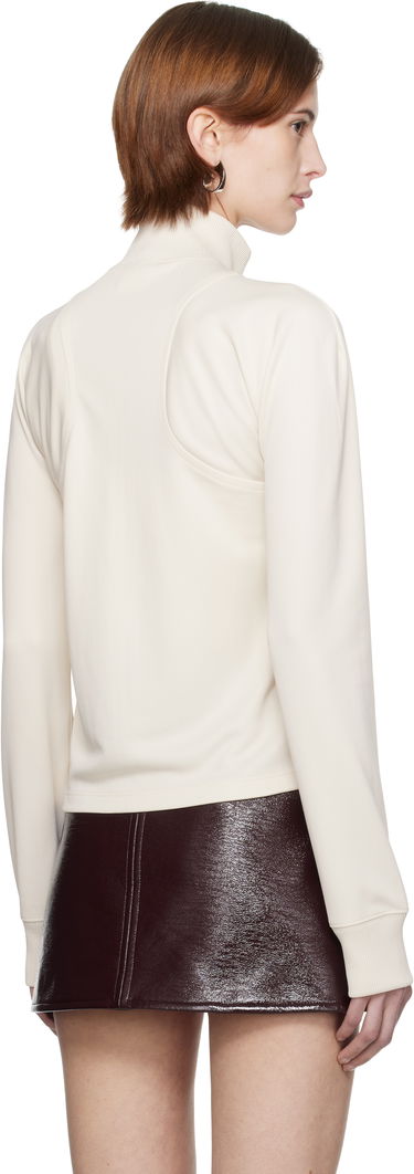 Džemper Courrèges Courrèges Scuba Interlock Track Jacket Bijela | 125JVE110JS0091, 2
