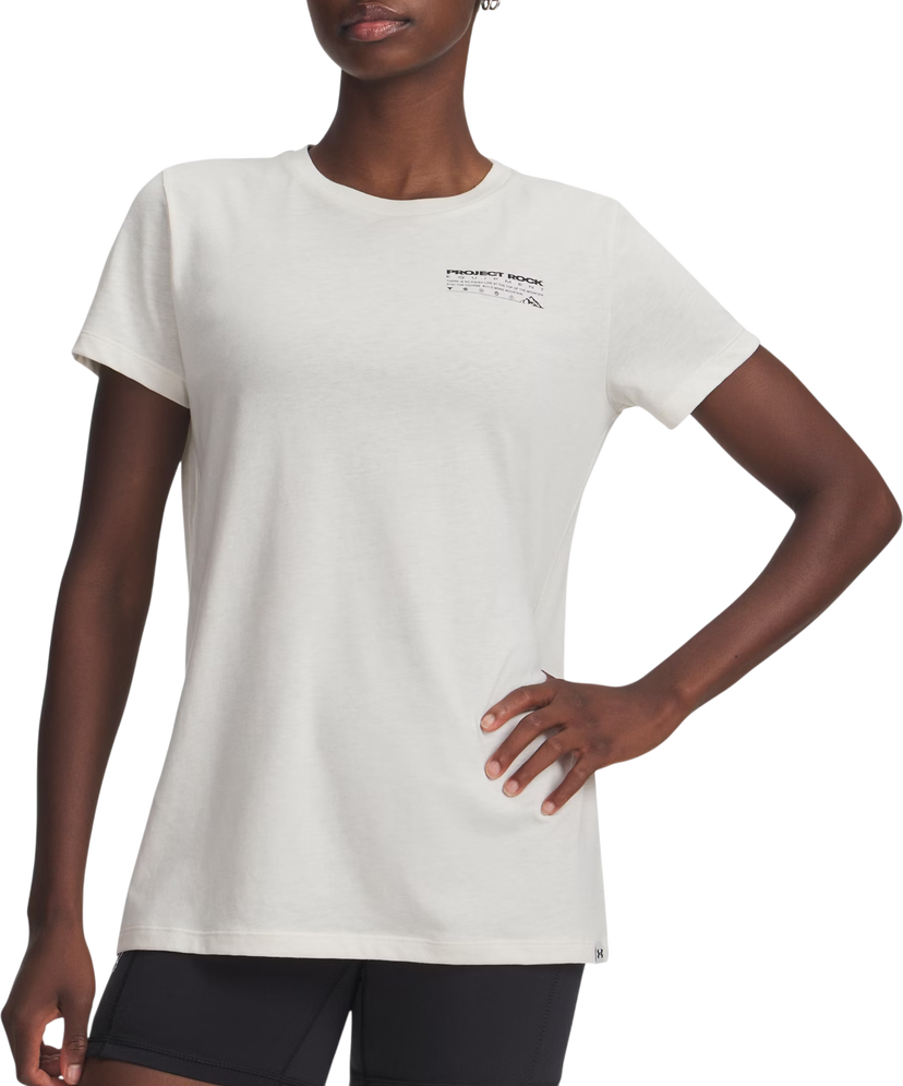 Majica kratkih rukava Under Armour Project Rock Graphic 2 Short-Sleeve Crew Neck T-Shirt Bež | 6005083-279