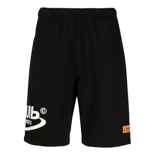 Kratke hlače HERON PRESTON Heron Preston SS21 Logo Shorts Crna | HMCI007R21JER0011001