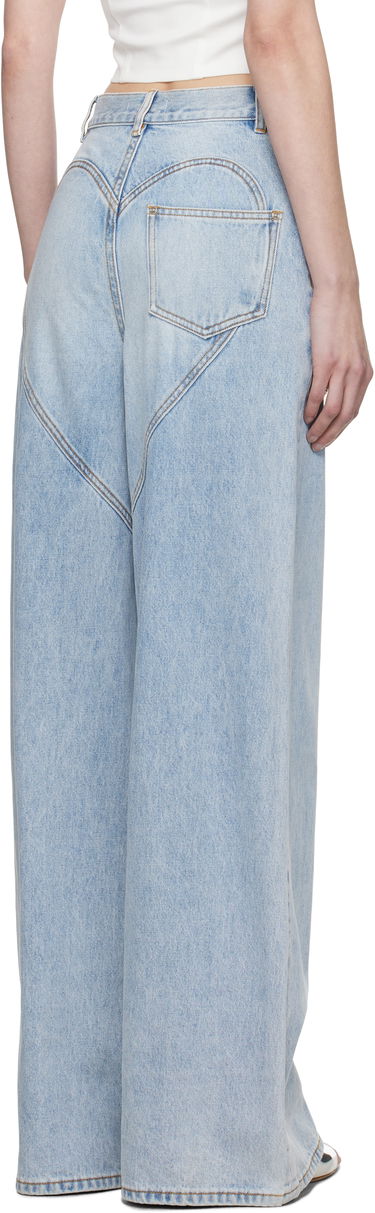 Jeans Area AREA Wide Leg Crystal Slit Jeans Plava | 0000P02213, 2
