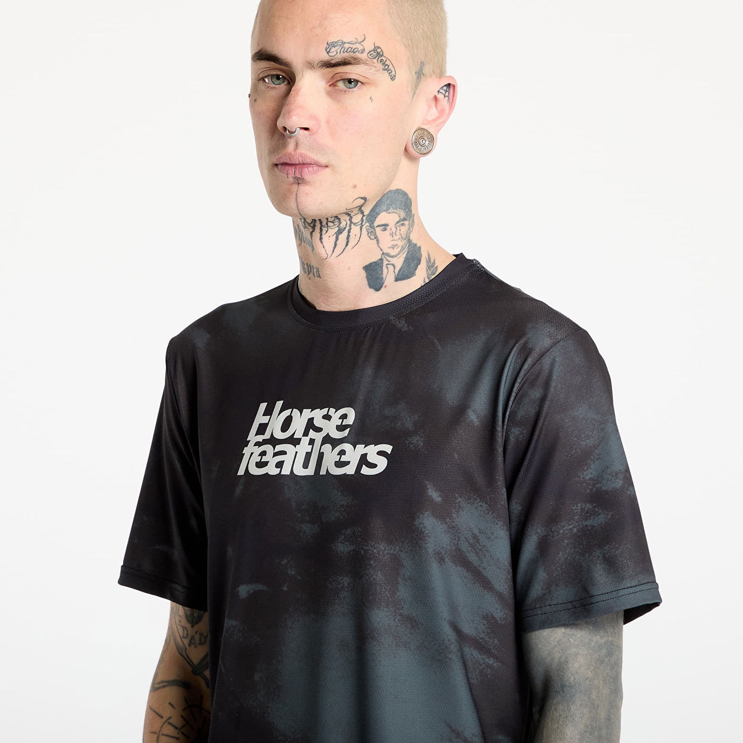 Majica kratkih rukava Horsefeathers Horsefeathers Quantum Bike Jersey Crna | TM070B, 1