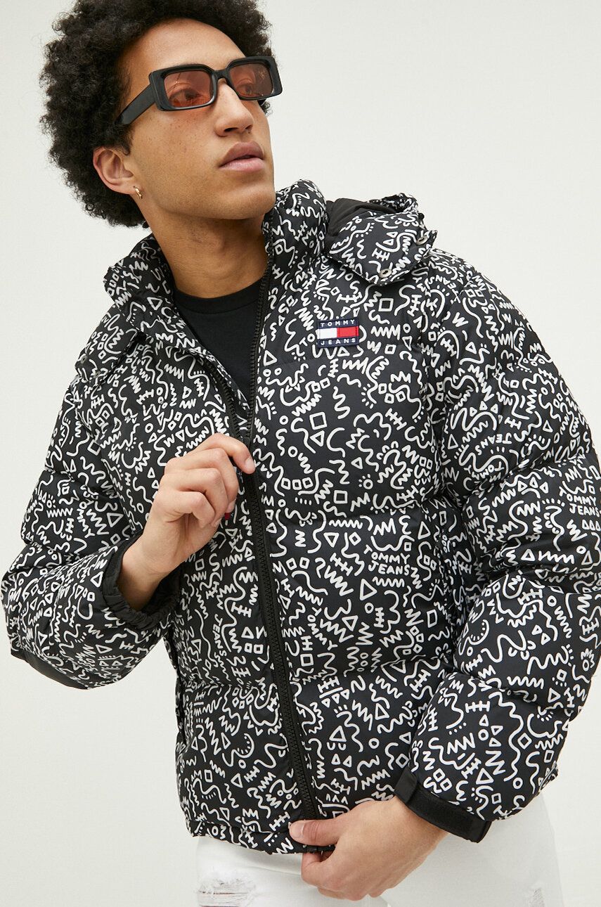 Pernata jakna Tommy Hilfiger Alaska Doodle Print Oversized Puffer Jacket Višebojno | DM0DM15389.PPYX, 0
