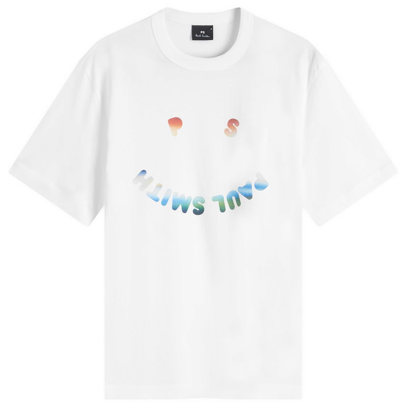 Majica kratkih rukava Paul Smith Paul Smith PS Happy T-Shirt, Size Large Bijela | M2R-220X-PP5016-02