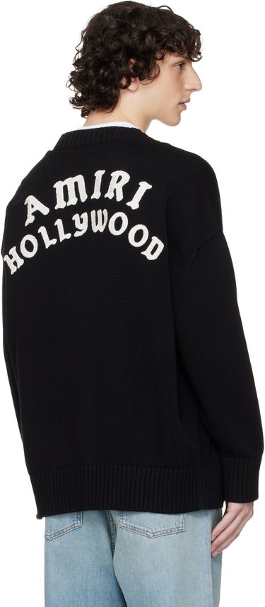 Džemper AMIRI AMIRI Hollywood Cardigan Crna | AWKNCD1027, 2