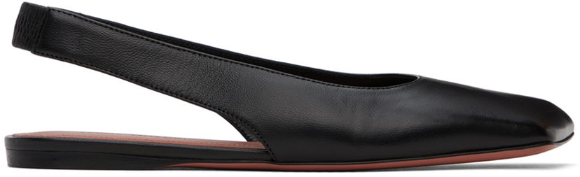 Dodaci Amina Muaddi Amina Muaddi Ane Slingback Ballerina Flats Crna | ANE SLINGBACK FLAT NAPPA