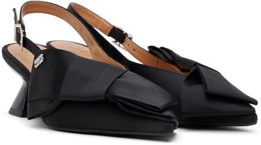 Tenisice i cipele GANNI GANNI Bow Kitten Heel Pumps Crna | S2848, 3