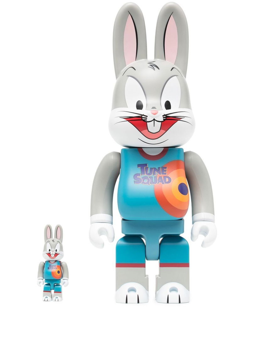 Kolekcionarsko Medicom Toy Space Jam Rabbrick Bugs Bunny 100% 400% set - Grey Siva | RBB10040018433593