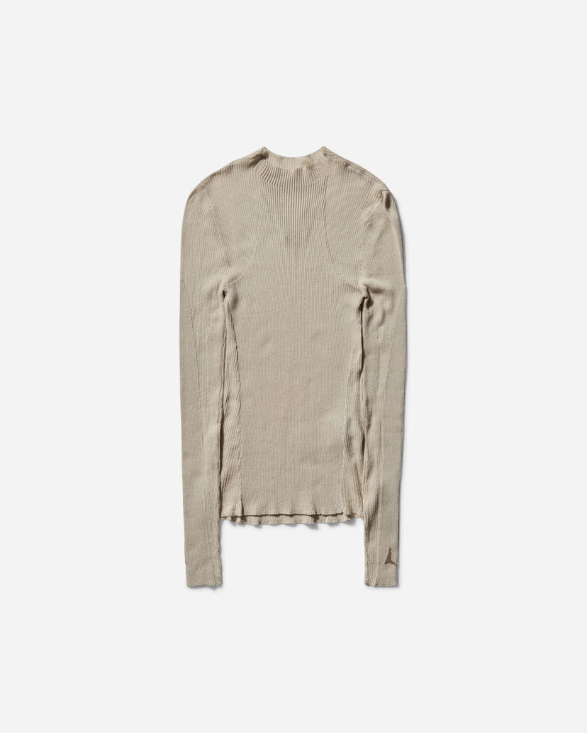 Džemper ROA Sheer Knit Longsleeve Top Bež | RBWW042YA18 WTH0002