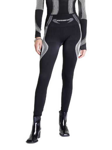 Tajice MISBHV Sport Active Seamless Leggings Crna | 3120W553