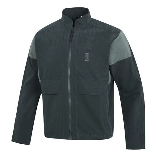 Bomber jakna adidas Originals Sportswear Color Block Stand Collar Jacket Zelena | HM5173