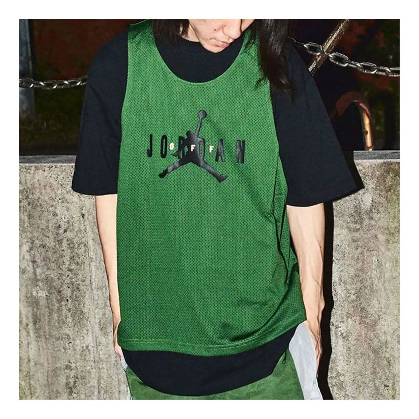 Majica bez rukava Jordan Jordan x Off-White Mesh T-Shirt Zelena | CV3524-361, 0