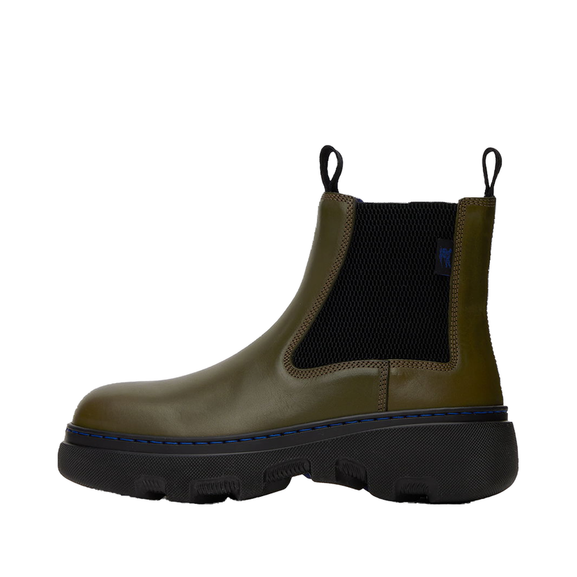 Tenisice i cipele Burberry Green Leather Creeper Chelsea Boots Zelena | 8092585