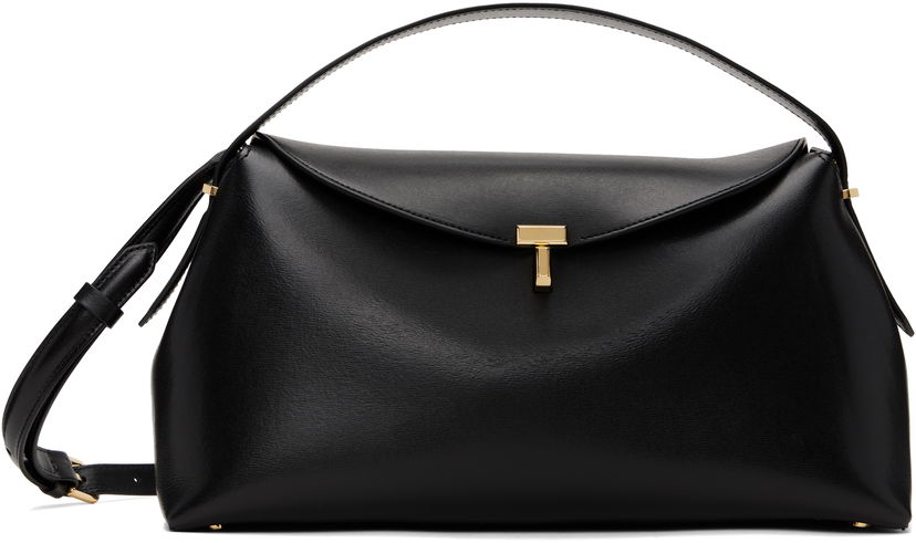 Ručna torbica TOTEME TOTEME T-Lock Top Handle Bag Crna | 234-WLGBG417-LE0025