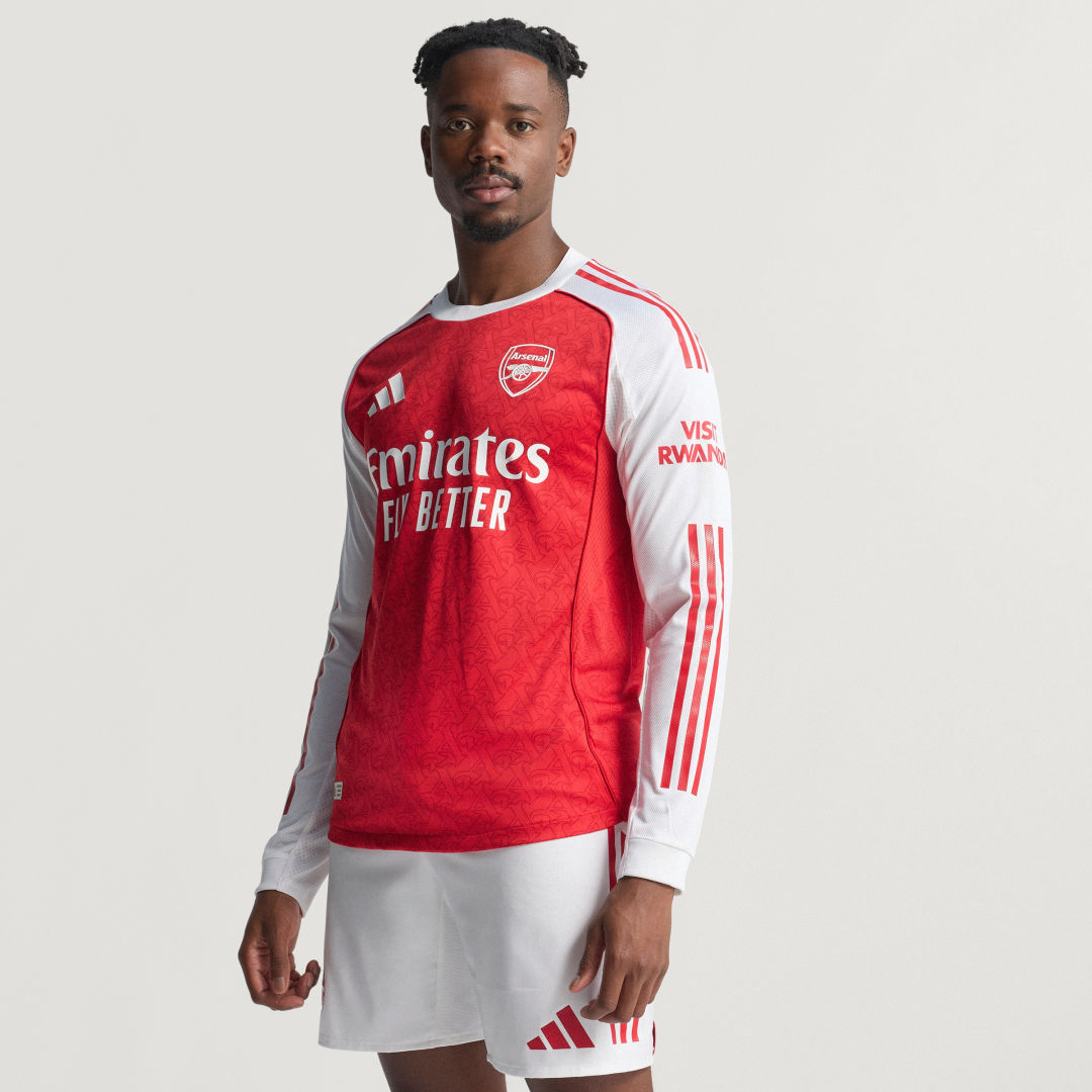 Dres adidas Performance Arsenal 25/26 Authentic Long Sleeve Jersey Crvena | JJ1833, 0