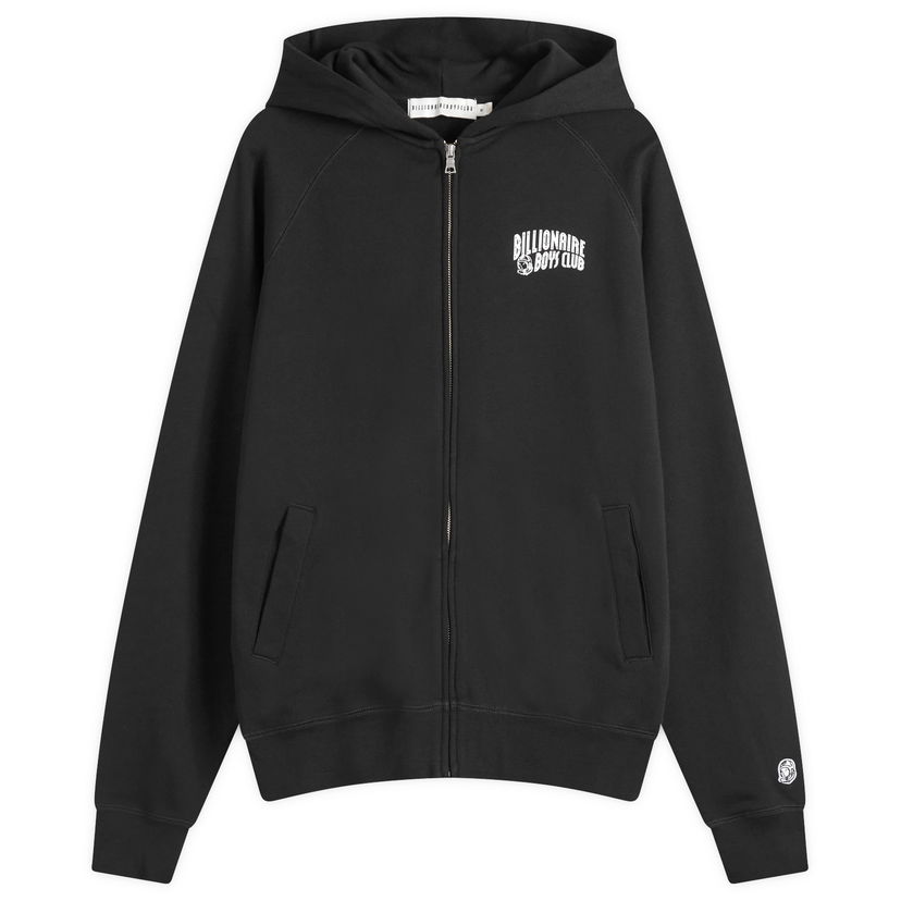 Dukserice BILLIONAIRE BOYS CLUB Men's Arch Logo Zip Hoodie, Size Small Crna | BC006-BLK