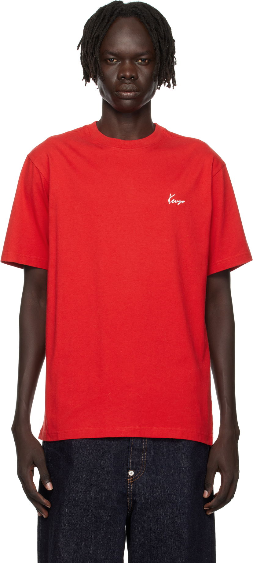 Majica kratkih rukava KENZO Kenzo 'KENZO Archive Bouquet' T-Shirt Crvena | FF65TS2604SG