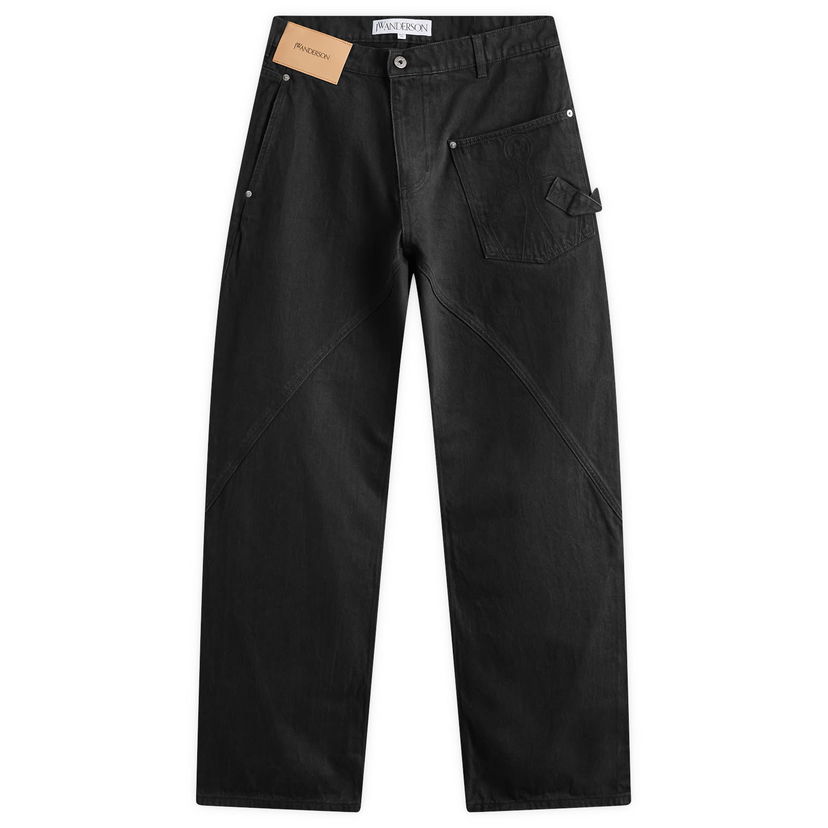 Jeans JW Anderson Twisted Workwear Jeans Crna | DT0110-PG1595-999