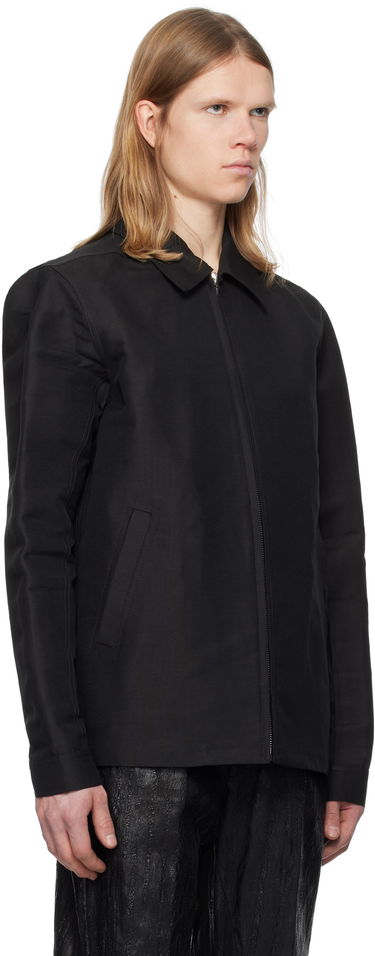 Jakna Rick Owens Rick Owens Hollywood Heavy Brad Jacket Crna | RU01E5764 FH, 1