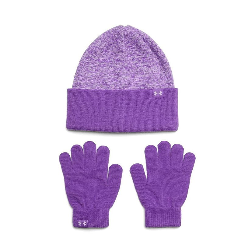 Rukavice Under Armour Under Armour Combo JR Beanie and Gloves Set Ljubičasta | 1386642-525