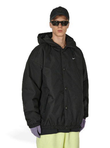 Pernata jakna Nike Solo Swoosh Puffer Jacket Crna | FB7852-010